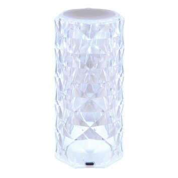 Globo lighting Gixi table lamp LED silver, transparent, clear, 1-light source, Colour changer