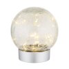 Globo lighting Soona table lamp LED silver, 1-light source