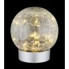 Globo lighting Soona table lamp LED silver, 1-light source