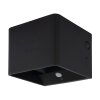 Globo lighting Veronika wall light LED black, 1-light source, Motion sensor
