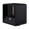 Globo lighting Veronika wall light LED black, 1-light source, Motion sensor