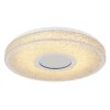 Globo lighting Astania ceiling light LED chrome, white, 1-light source