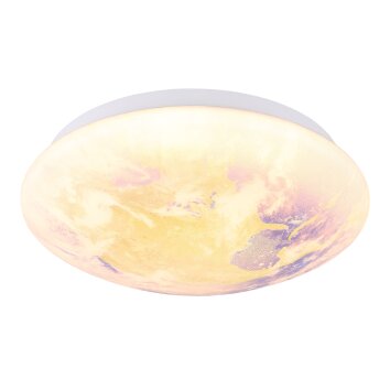 Globo lighting Gaia ceiling light LED white, 1-light source