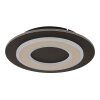 Globo lighting Jayden ceiling light LED black, 1-light source