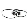 Globo lighting Loretta ceiling light LED black, 1-light source
