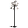 Globo lighting Riha floor lamp black, 12-light sources