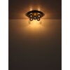 Globo lighting Riha ceiling light black, 5-light sources