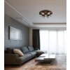 Globo lighting Riha ceiling light black, 7-light sources