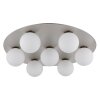 Globo lighting Riha ceiling light matt nickel, 7-light sources