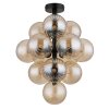 Globo lighting Conor ceiling light black, 13-light sources