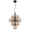 Globo lighting Conor hanging light black, 13-light sources