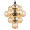 Globo lighting Conor hanging light black, 13-light sources