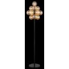 Globo lighting Conor floor lamp black, 13-light sources