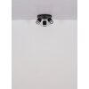 Globo lighting Lucero ceiling light black, 3-light sources