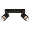 Globo lighting Korben ceiling light, ceiling spotlight black, 2-light sources