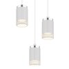 Globo lighting Korben hanging light white, 3-light sources