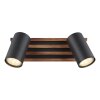 Globo lighting Kayden ceiling light dark brown, black, 2-light sources