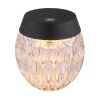 Globo lighting Wanda table lamp LED smoke coloured, 1-light source