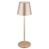 Globo lighting I table lamp LED champagne, 1-light source