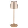 Globo lighting I table lamp LED champagne, 1-light source
