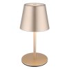 Globo lighting I table lamp LED champagne, 1-light source