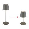 Globo lighting I table lamp LED grey, 1-light source