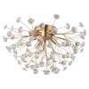 Globo lighting Katrina ceiling light gold, 4-light sources