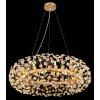 Globo lighting Katrina chandelier gold, 20-light sources