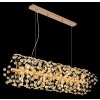Globo lighting Katrina chandelier gold, 12-light sources