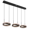 Globo lighting Della hanging light LED black, 1-light source