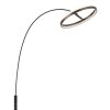 Globo lighting Della floor lamp LED black, 1-light source