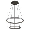 Globo lighting Alaina hanging light LED grey, 1-light source, Remote control