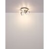 Globo lighting Kuni ceiling light LED grey, 1-light source, Remote control