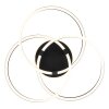 Globo lighting Tris ceiling light LED anthracite, 1-light source, Remote control