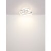 Globo lighting Tris ceiling light LED anthracite, 1-light source, Remote control