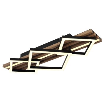 Globo lighting Obrien ceiling light LED Ecru, black, 1-light source