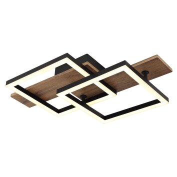 Globo lighting Jeffry ceiling light LED Ecru, black, 1-light source