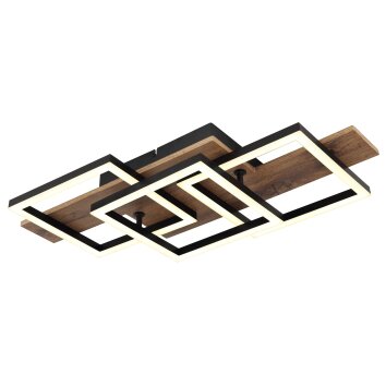 Globo lighting Jeffry ceiling light LED Ecru, black, 1-light source