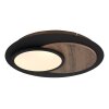 Globo lighting Kory ceiling light LED black, 1-light source