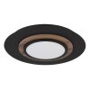 Globo lighting Kory ceiling light LED black, 1-light source