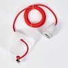 CORDA Pendant Light red, white, 1-light source