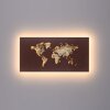 Paul Neuhaus lights MAP wall light LED gold, rust-coloured, 1-light source