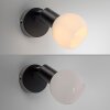 Leuchten Direkt lights LOKI wall and ceiling light LED black, 1-light source