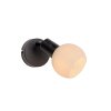 Leuchten Direkt lights LOKI wall and ceiling light LED black, 1-light source