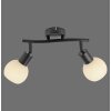 Leuchten Direkt lights LOKI ceiling light LED black, 2-light sources