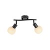 Leuchten Direkt lights LOKI ceiling light LED black, 2-light sources