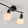 Leuchten Direkt lights LOKI ceiling light LED black, 3-light sources
