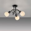 Leuchten Direkt lights LOKI ceiling light LED black, 3-light sources