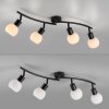 Leuchten Direkt lights LOKI ceiling light LED black, 4-light sources