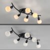 Leuchten Direkt lights LOKI ceiling light LED black, 6-light sources